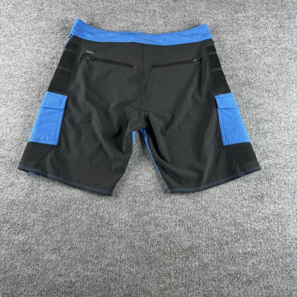 Pelagic Swim Shorts Mens 36 Blue Black FX 90 Tactical Fishing Board Trunks